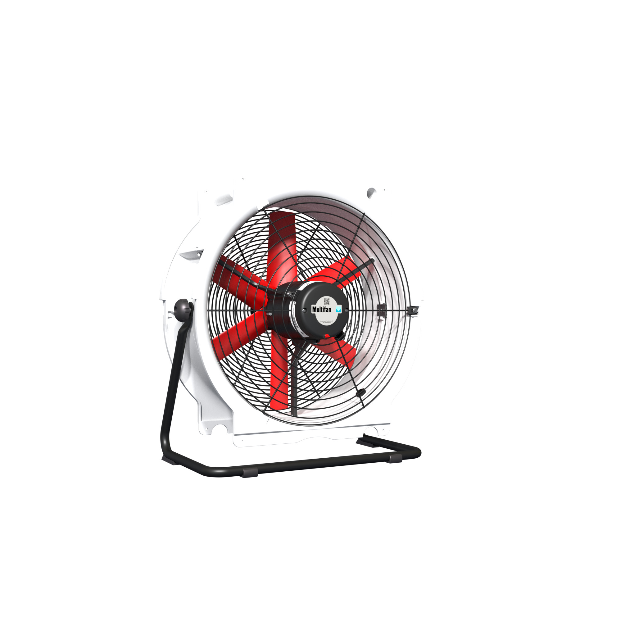Vostermans Multifan 20in. Truck Dock Circulator Fan, With Mounting Arm and Stirrup, 1/2 HP, 4,750 CFM, Model# B4E5003TDF